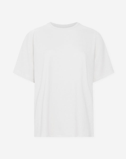 LONG BASIC OVERSIZED TEE CRÈME