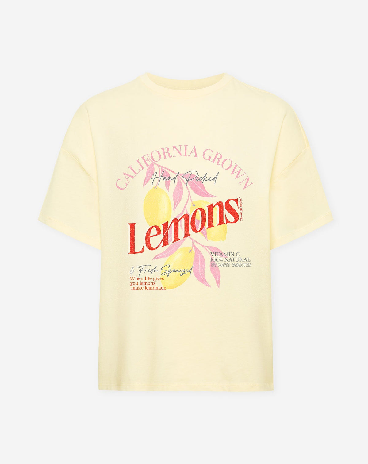 CALIFORNIA LEMONS OVERSIZED TEE BOTERGEEL