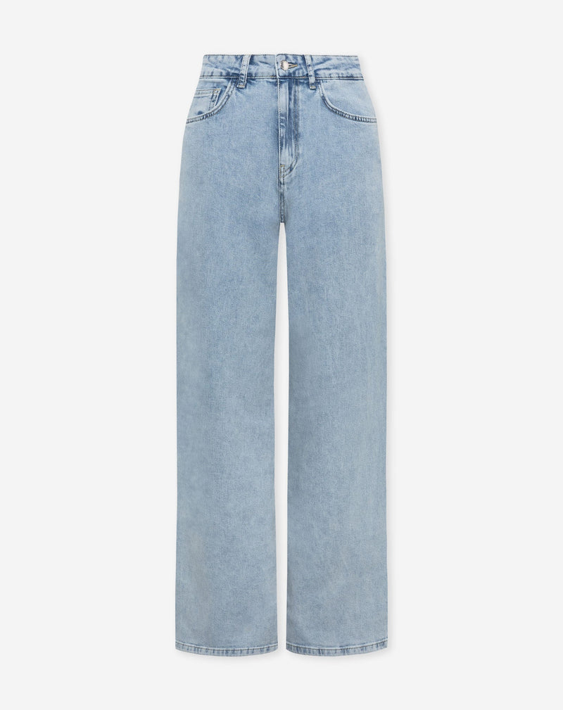 COMFORT WIDE LEG JEANS LICHTBLAUW