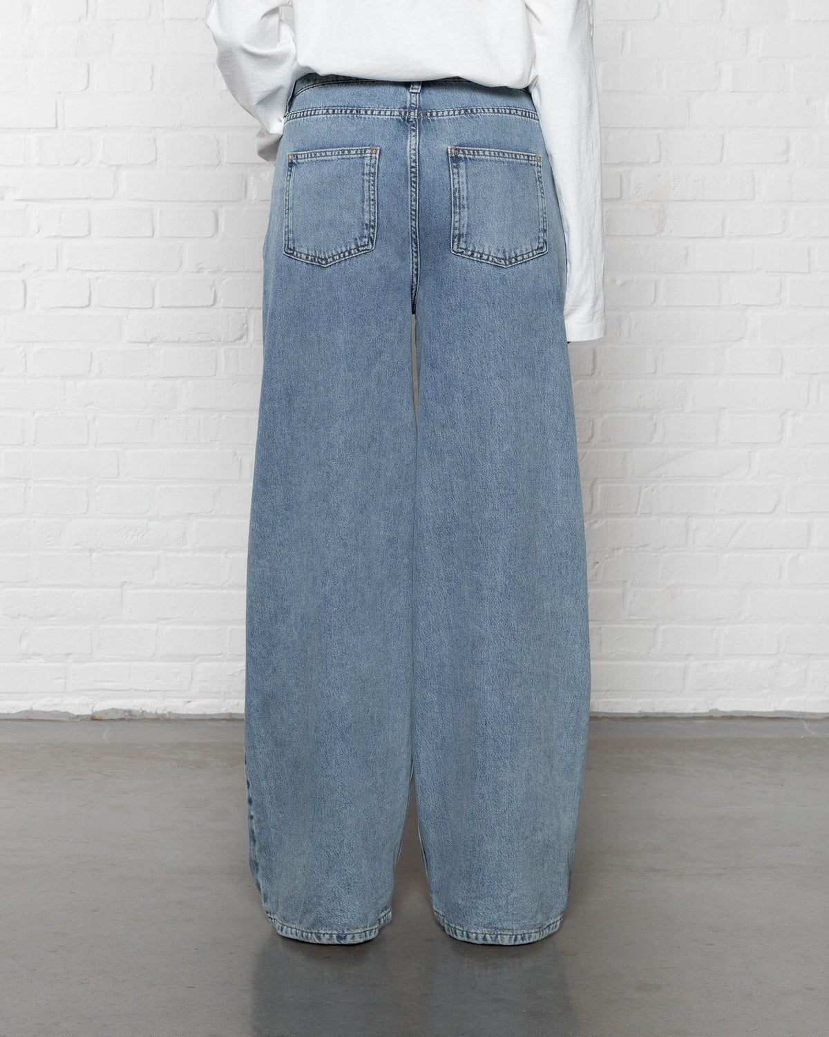 LOTTE BAGGY JEANS MID BLAUW