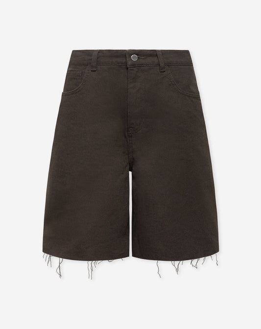 BAGGY DENIM JORT BRUIN