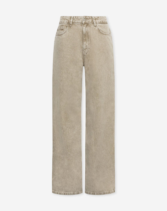 SIERRA WIDE LEG JEANS BEIGE