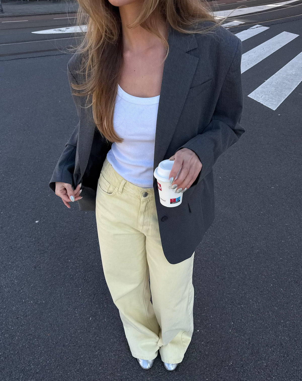 SIERRA WIDE LEG JEANS BOTERGEEL