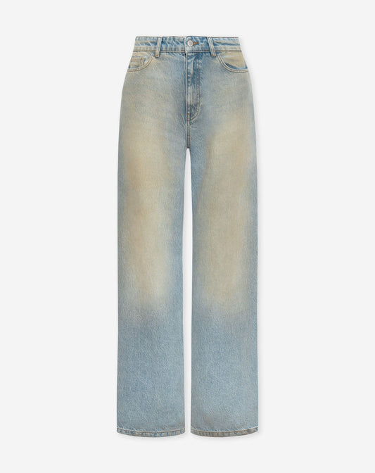SIERRA WIDE LEG JEANS DIRTY BLAUW