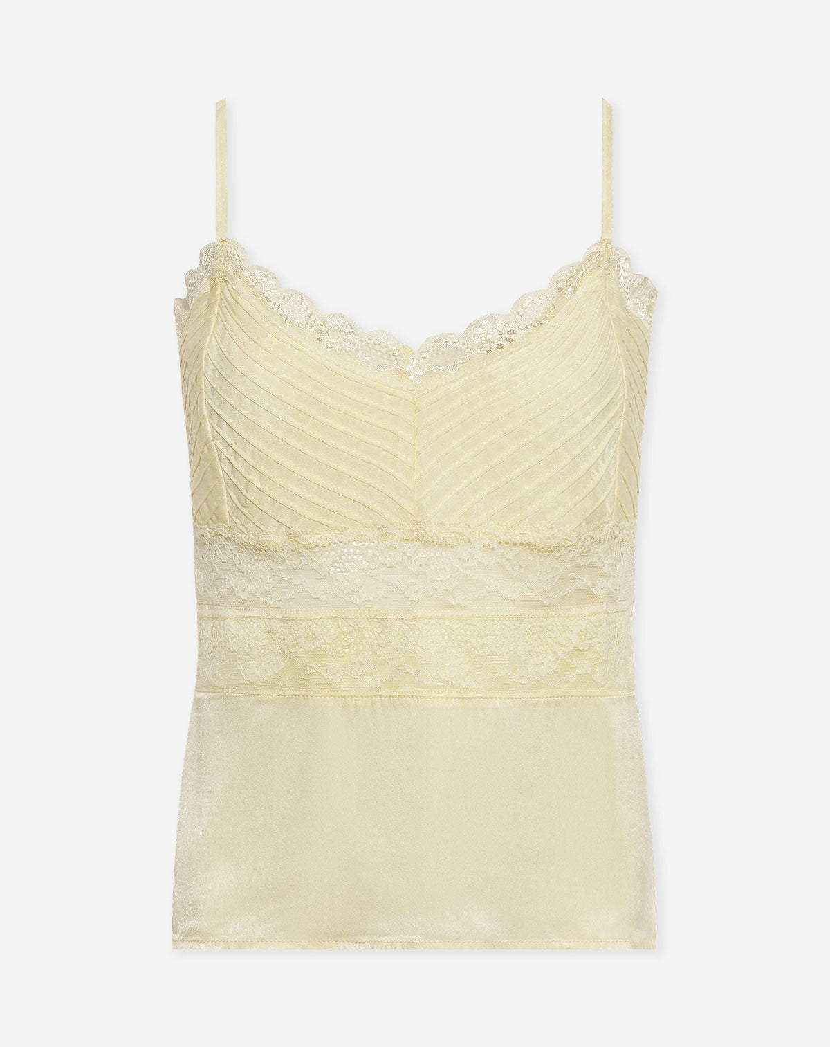 LACE PINTUCK TOP BOTERGEEL