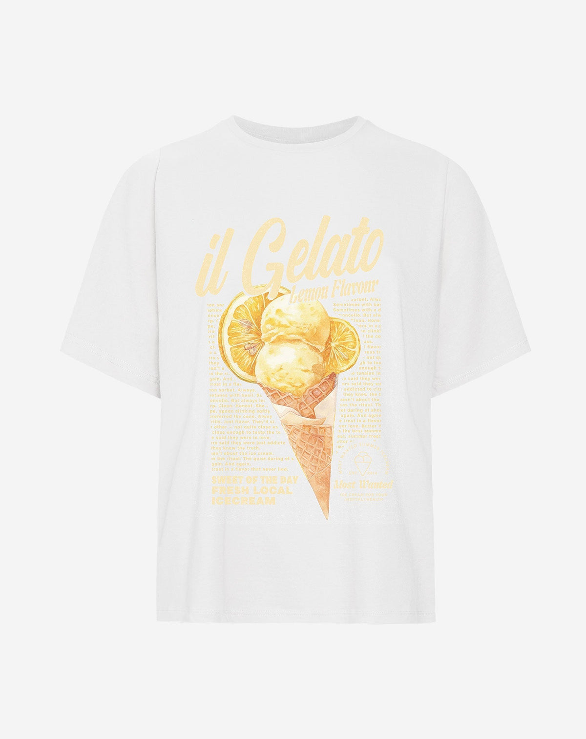 IL GELATO OVESIZED TEE CRÈME