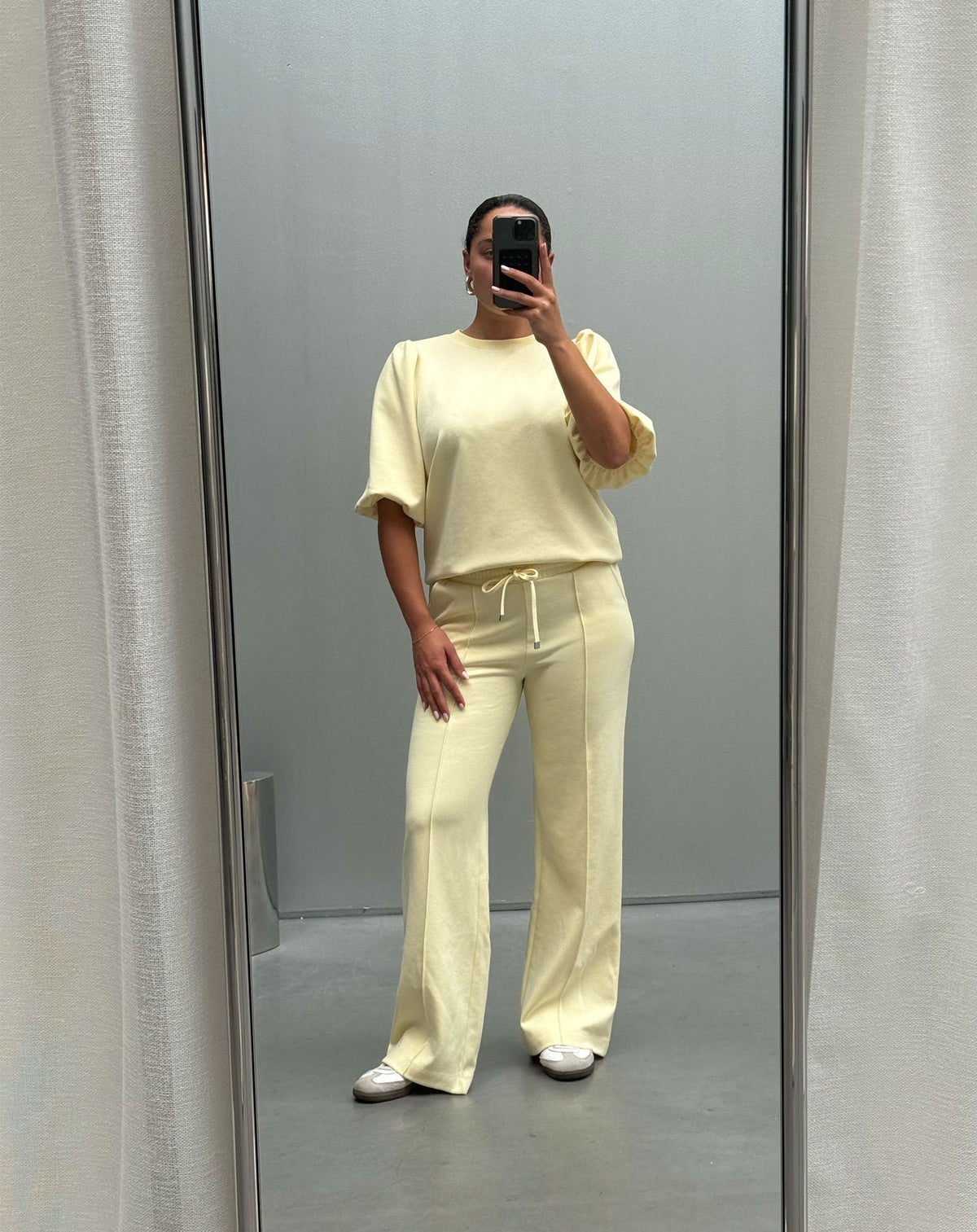 SCUBA PINTUCK PANTS BOTERGEEL