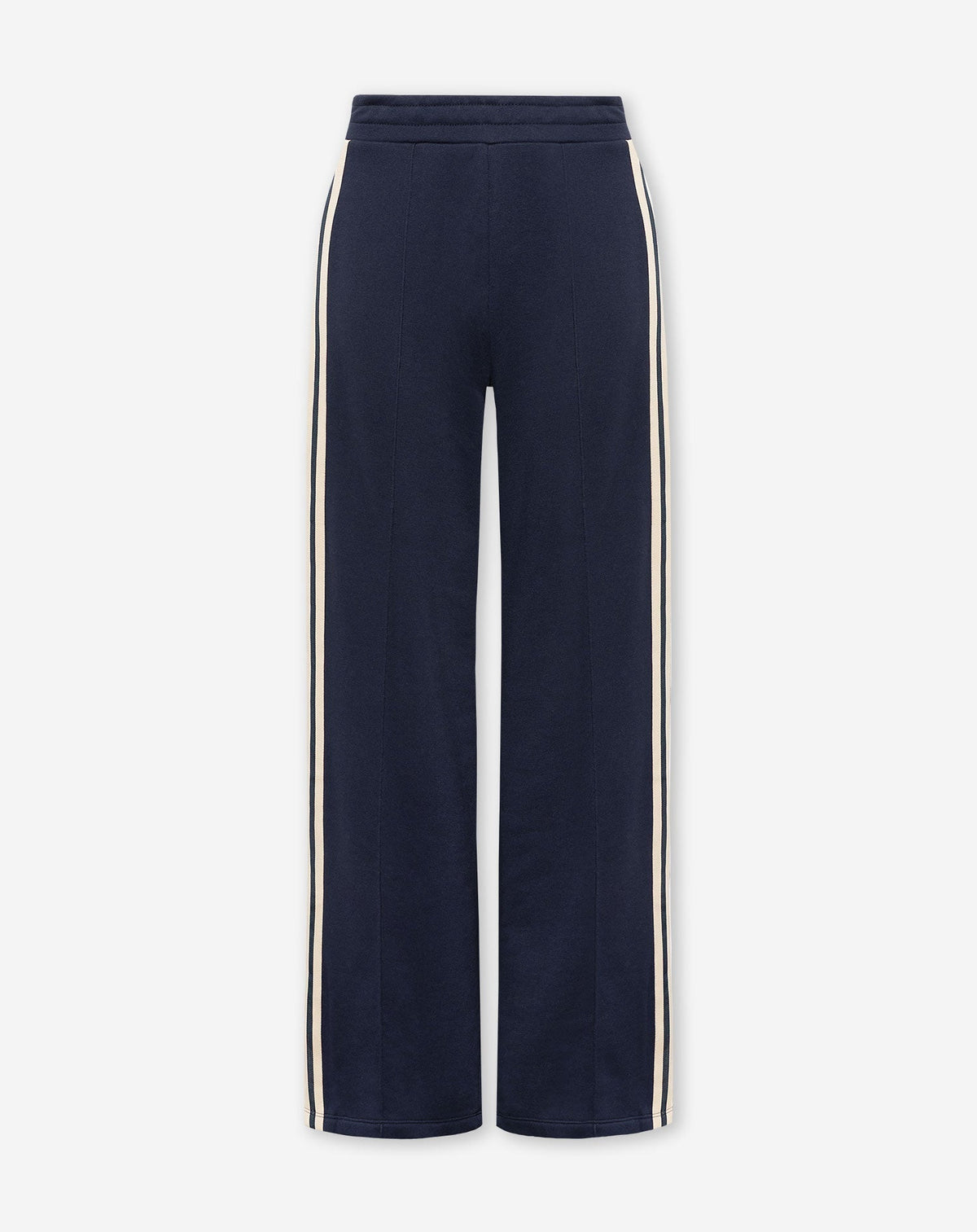 WIDE LEG TAPE SWEAT PANTS MARINEBLAUW