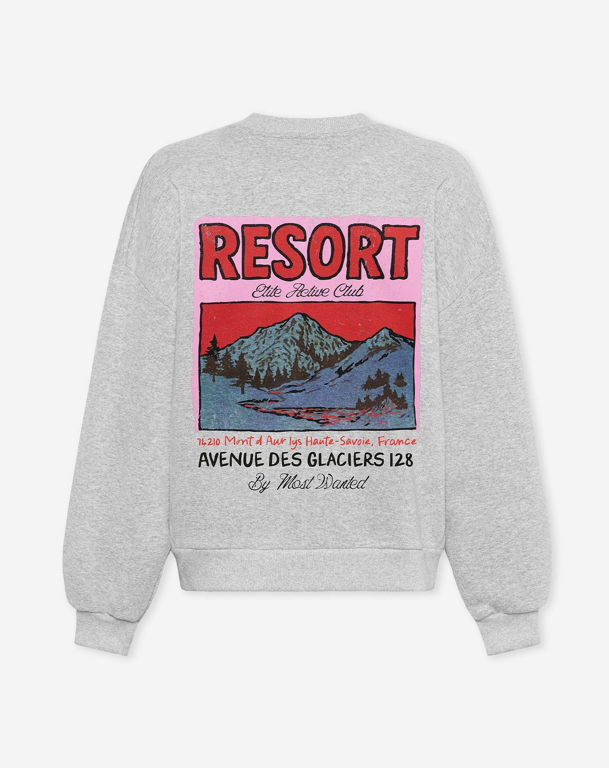 RESORT SWEATER GRIJS MELANGE
