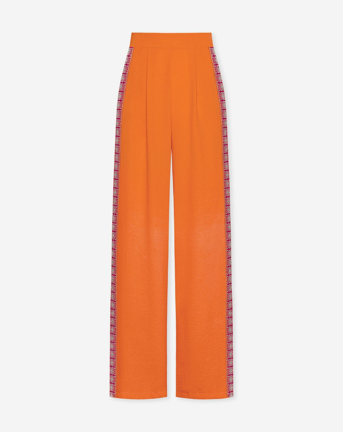 JULIE TAPE PANTALON TALL ORANJE FUCHSIA