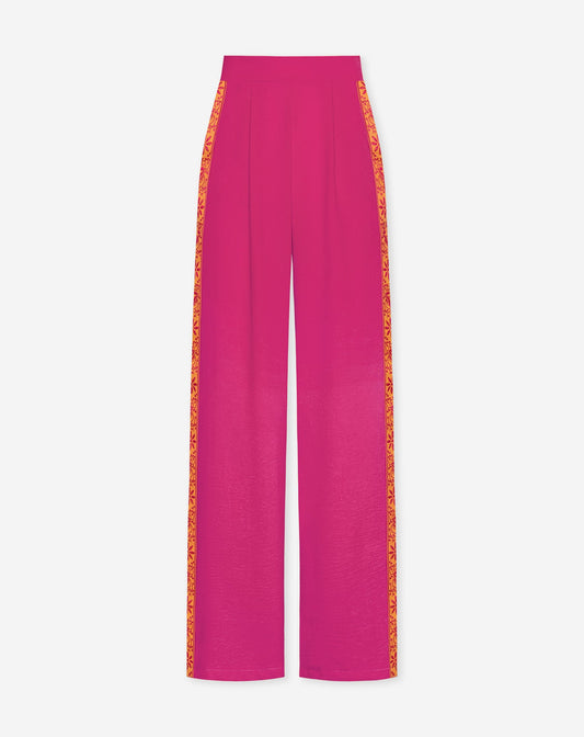 JULIE TAPE PANTALON FUCHSIA ORANJE