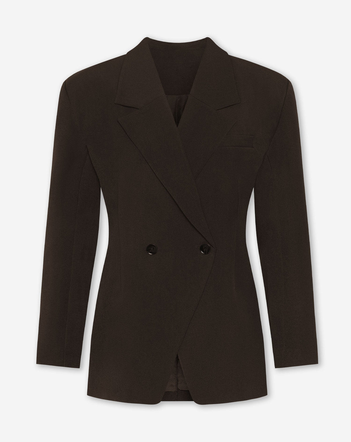LORNA OVERSIZED CINCHED BLAZER BRUIN