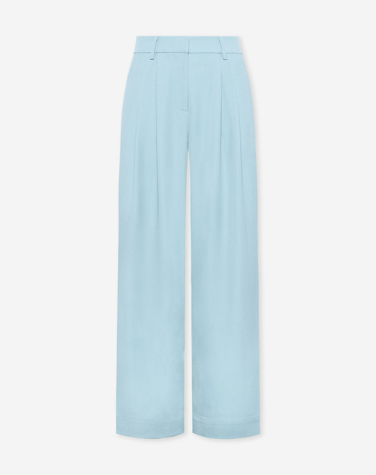 LORNA PLEATED WIDE LEG PANTALON TALL BLAUW