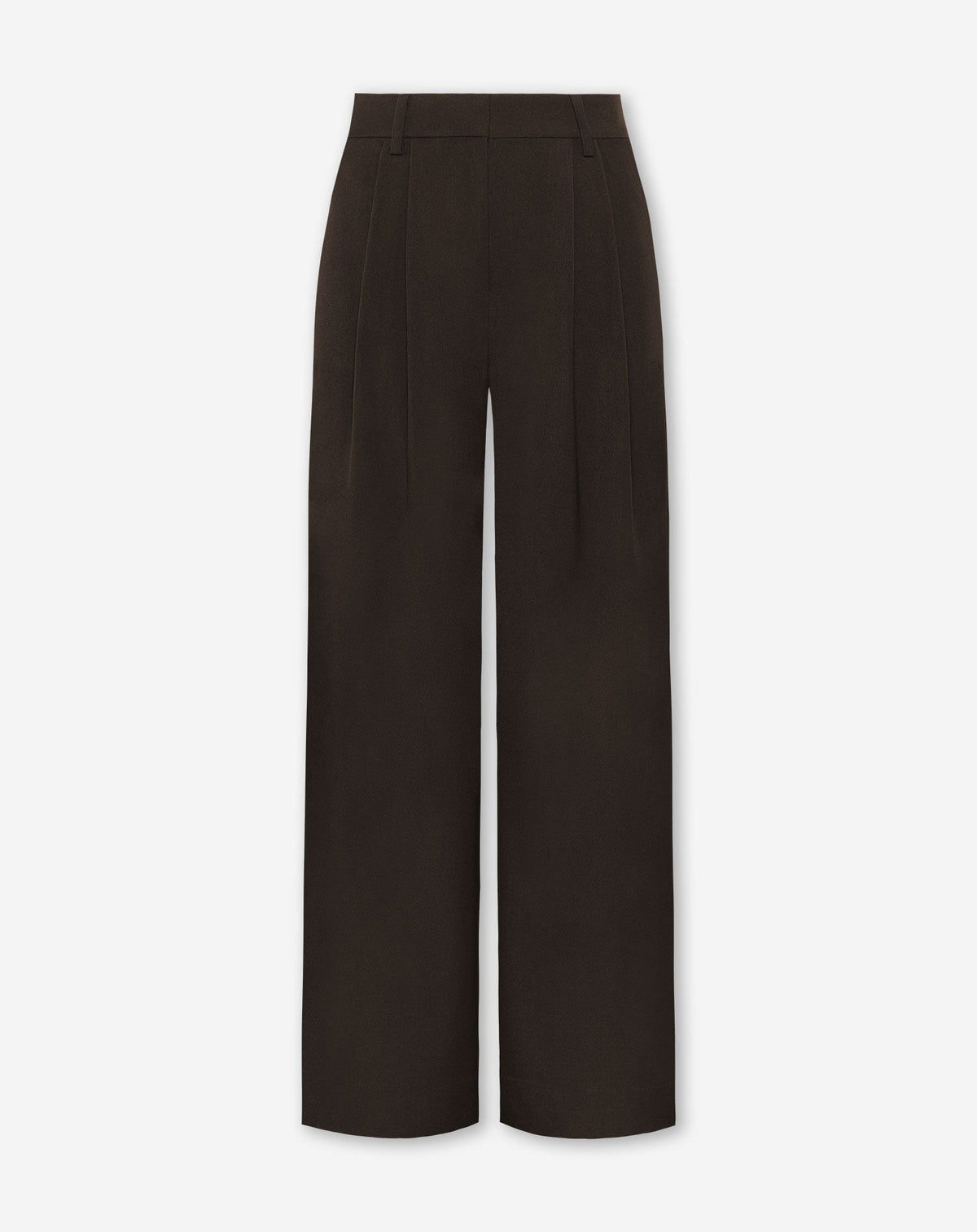 LORNA PLEATED WIDE LEG PANTALON TALL BRUIN