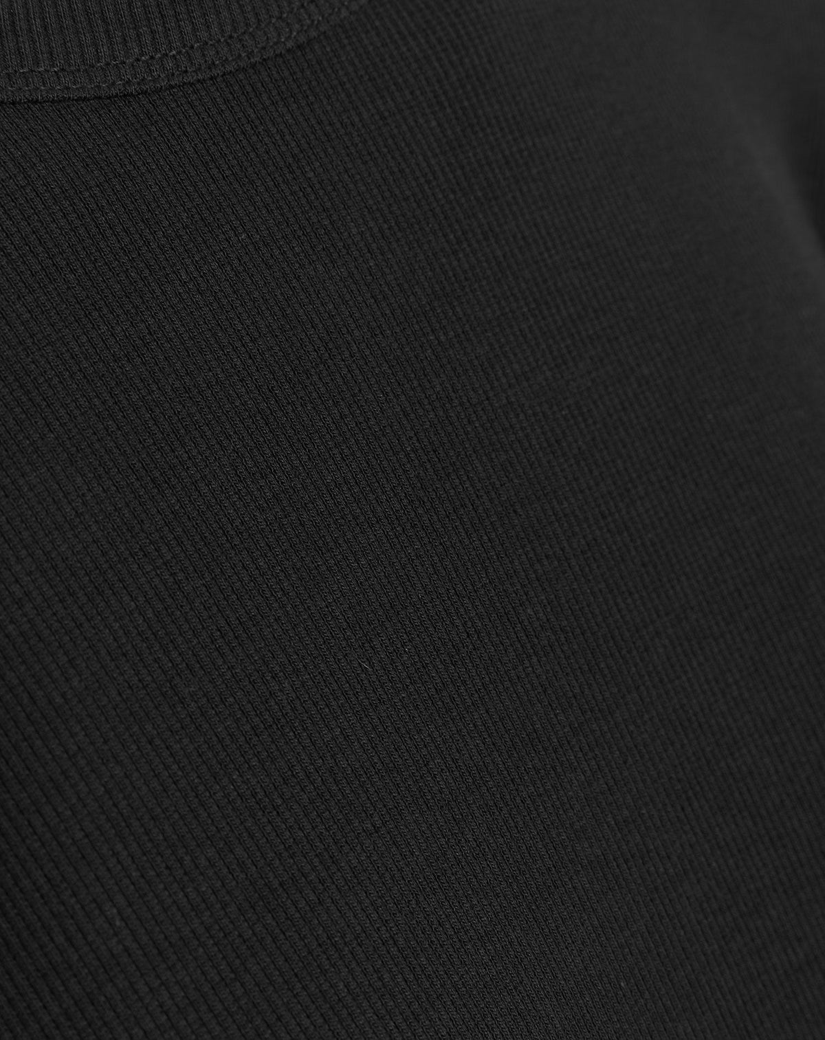 BODYCON LONG SLEEVE RIB DRESS MATERNITY ZWART