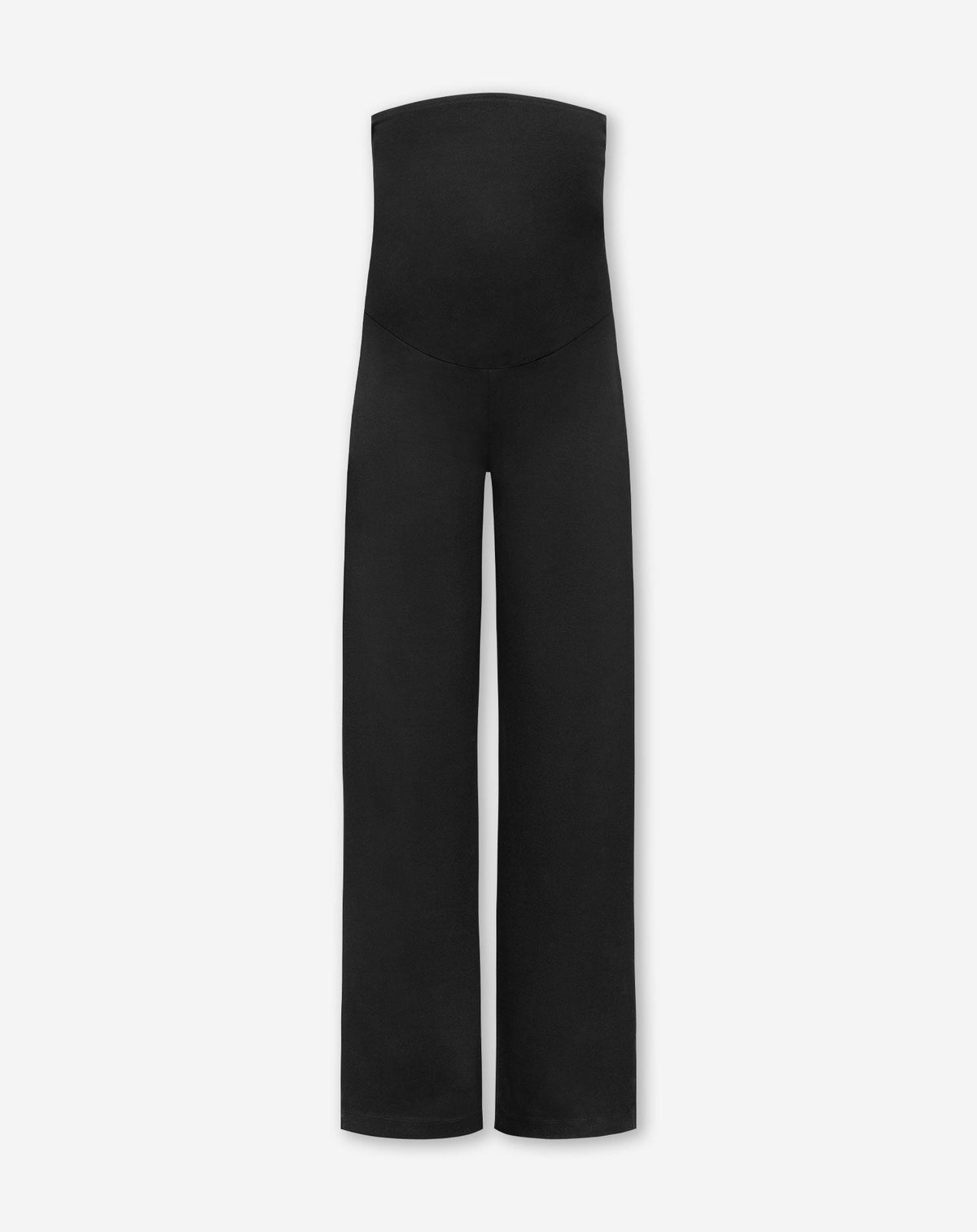 WIDE LEG PANTS MATERNITY PETITE ZWART