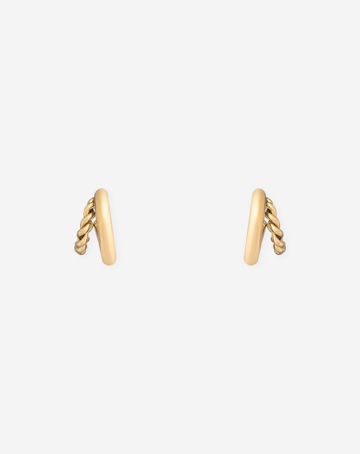 TWISTED HOOP EARRINGS