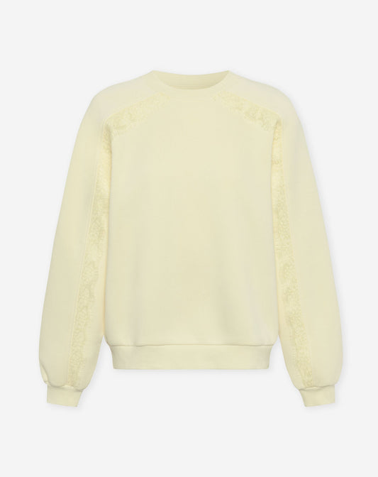 LACE TAPE SWEATER BOTERGEEL
