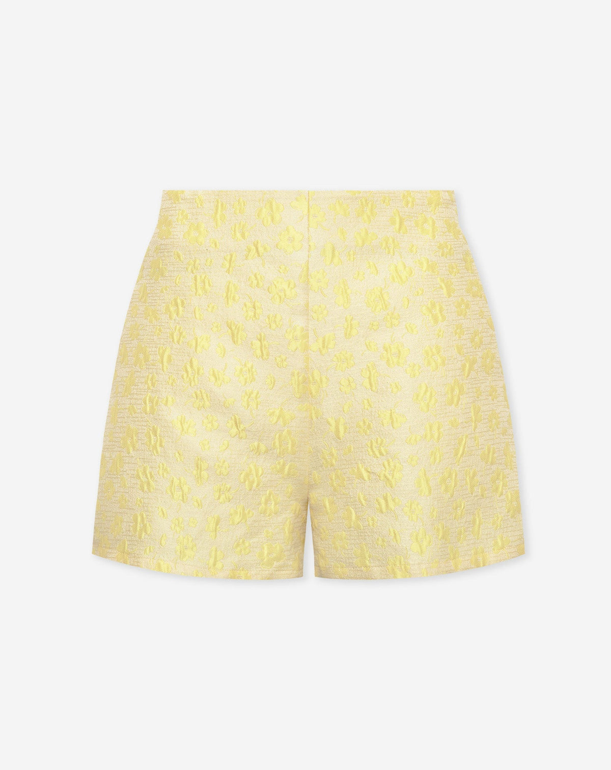 BRYCE FLOWER JACQUARD HIGH WAIST SHORTS BOTERGEEL