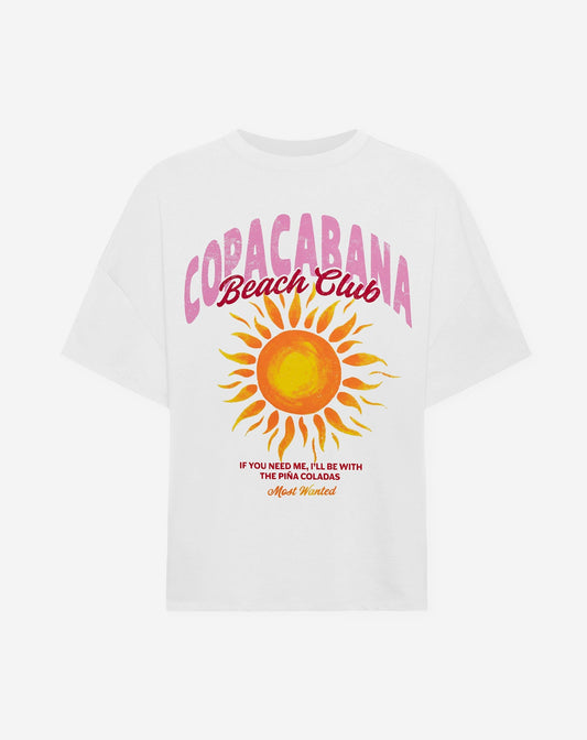 COPACABANA OVERSIZED TEE CRÈME
