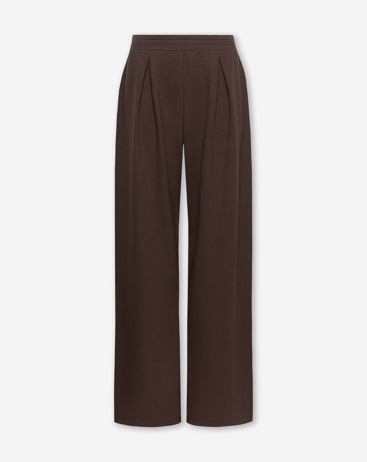 PLEATED WIDE LEG SWEAT PANTS PETITE BRUIN