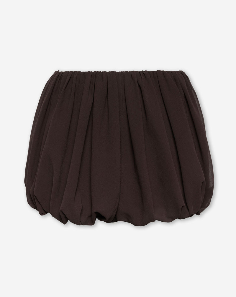 ANDY BUBBLE HEM SHORTS BRUIN