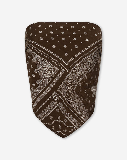 AMARI BANDANA SHAWL TOP BRUIN