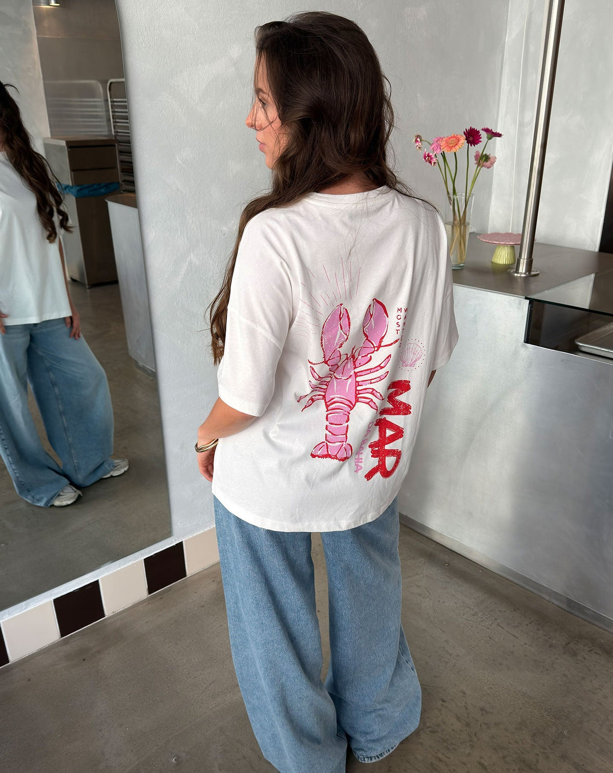 MAR DA BAHIA OVERSIZED TEE CRÈME