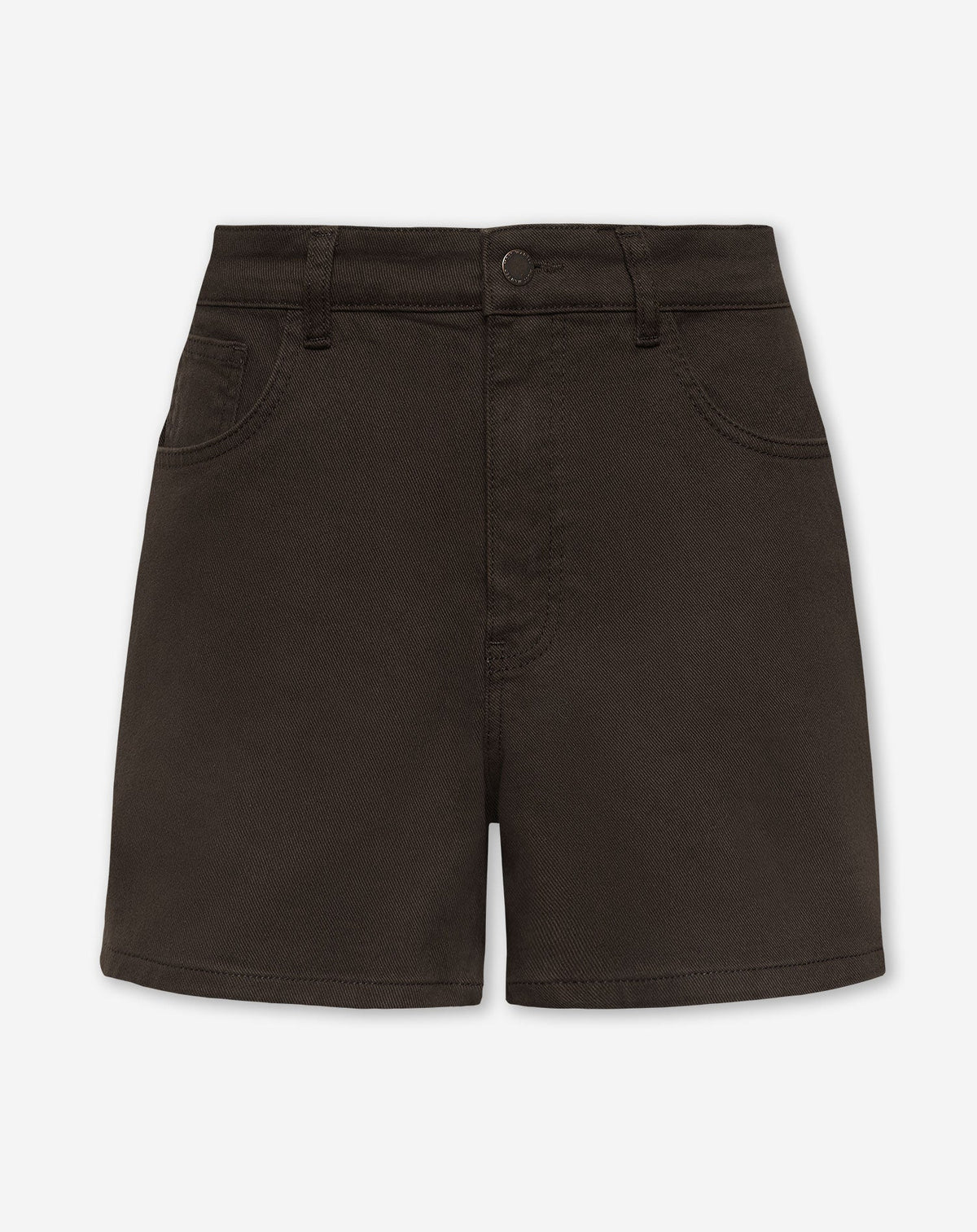 COMFORT MOM DENIM SHORT BRUIN