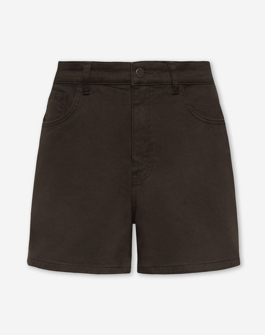 COMFORT MOM DENIM SHORT BRUIN
