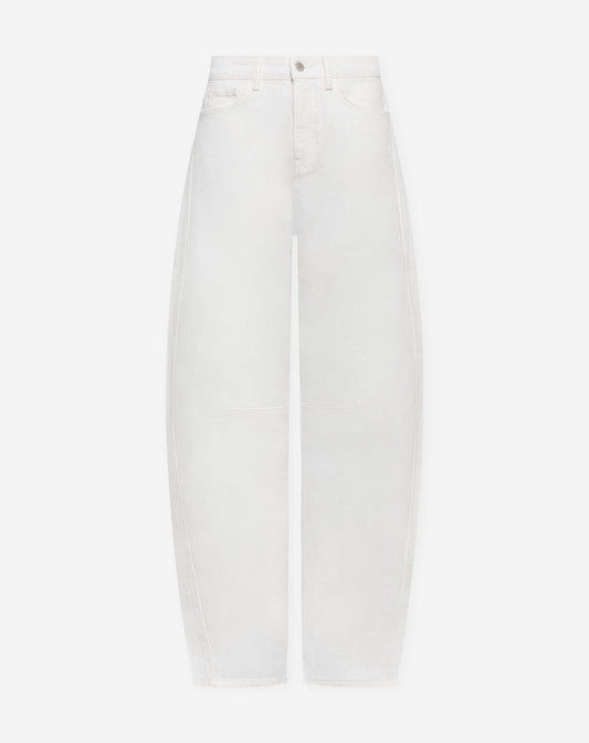 SARAH BARREL LEG JEANS WIT