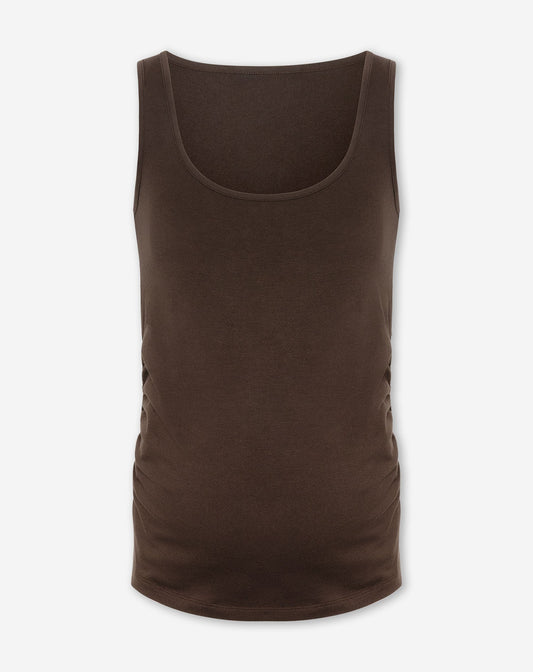BASIC SINGLET MATERNITY DONKERBRUIN
