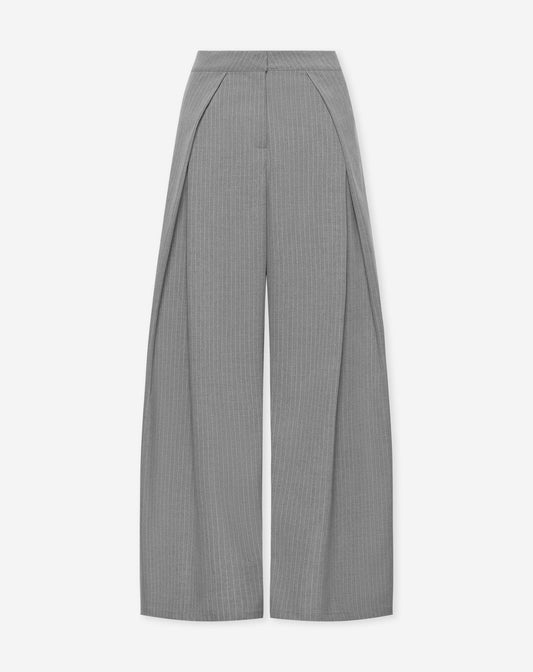 REMY PANTALON PETITE PIN STRIPE GRIJS