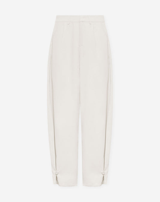 GIA TWISTED LEG PANTS CRÈME