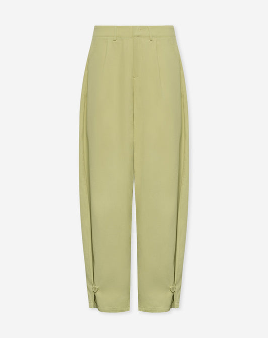 GIA TWISTED LEG PANTS GROEN