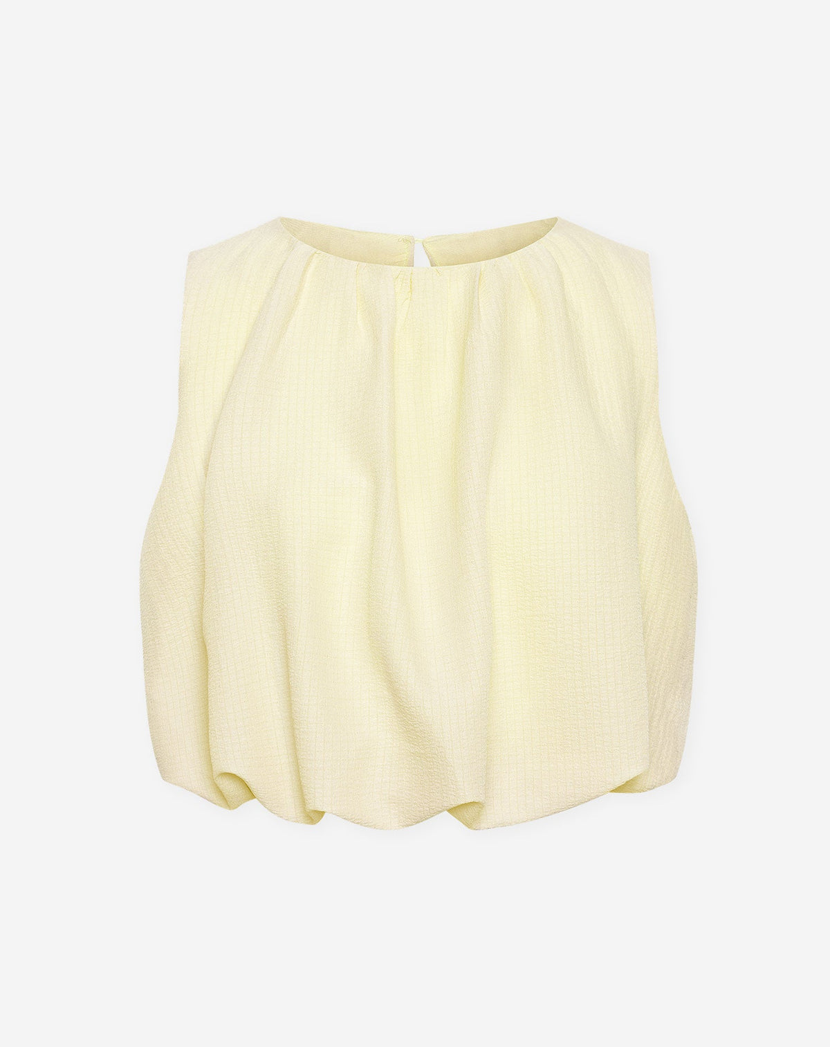 MIKA BUBBLE HEM TOP BOTERGEEL
