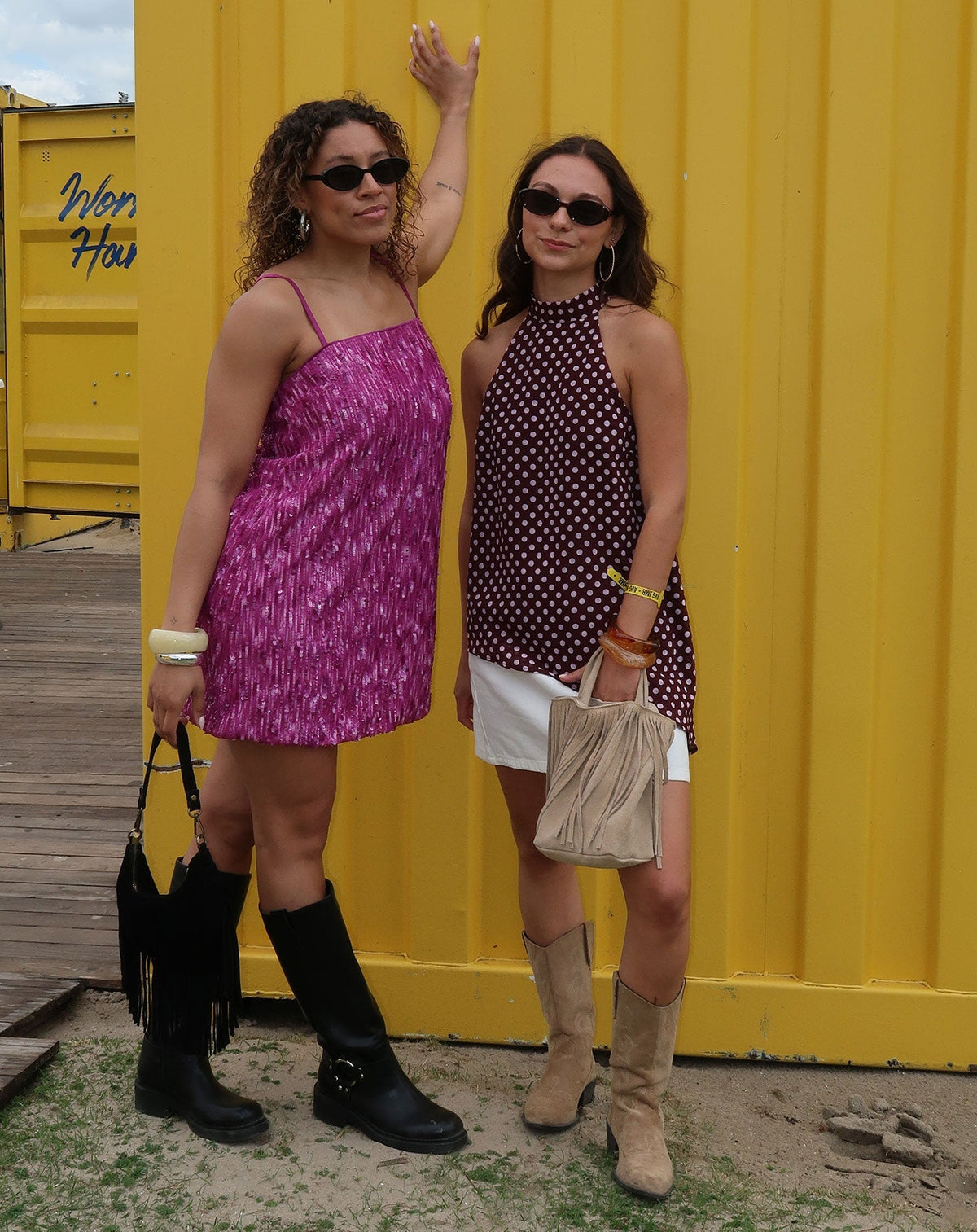 JAZZY DENIM SKIRT WIT