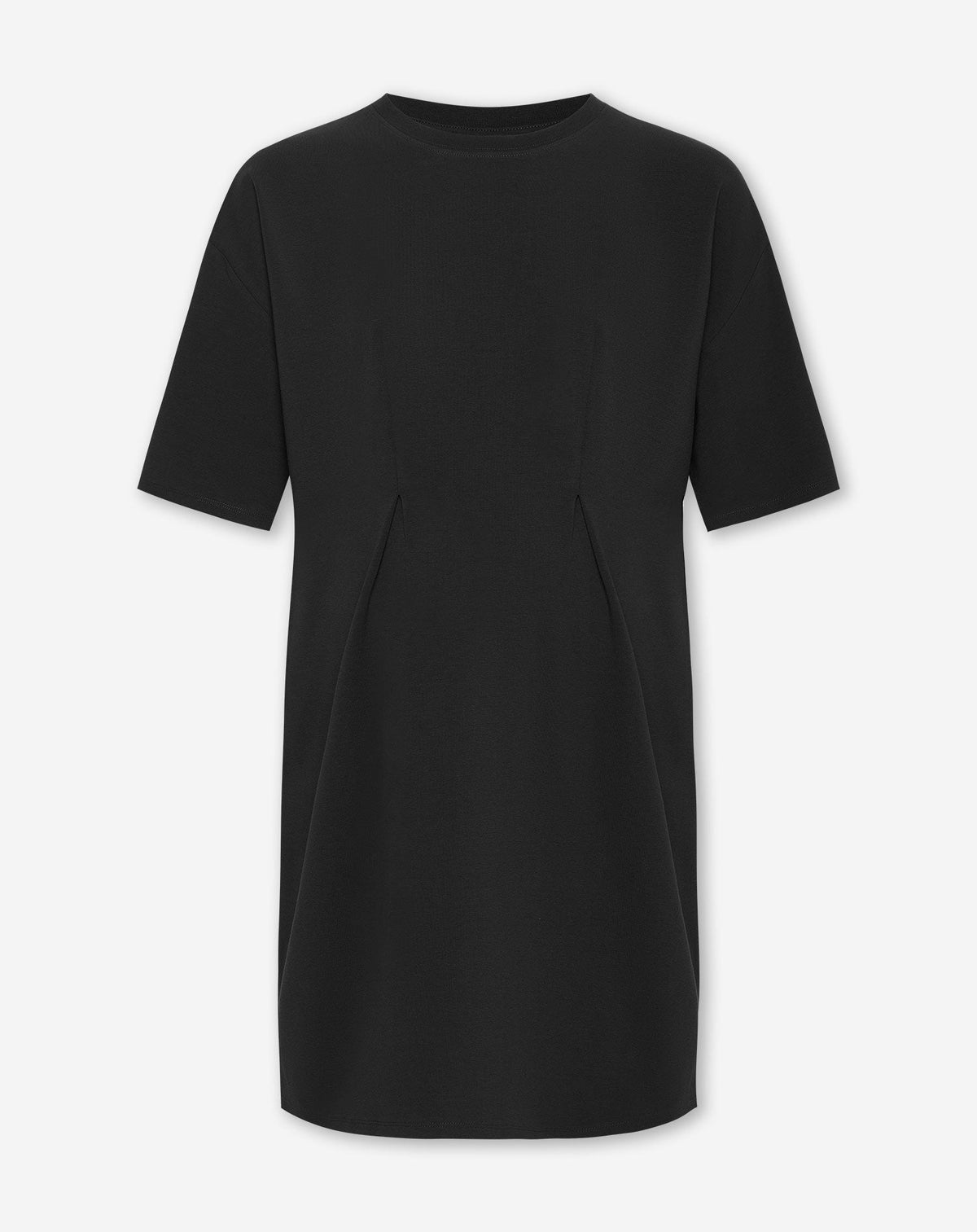 PLEATY DRESS MATERNITY ZWART