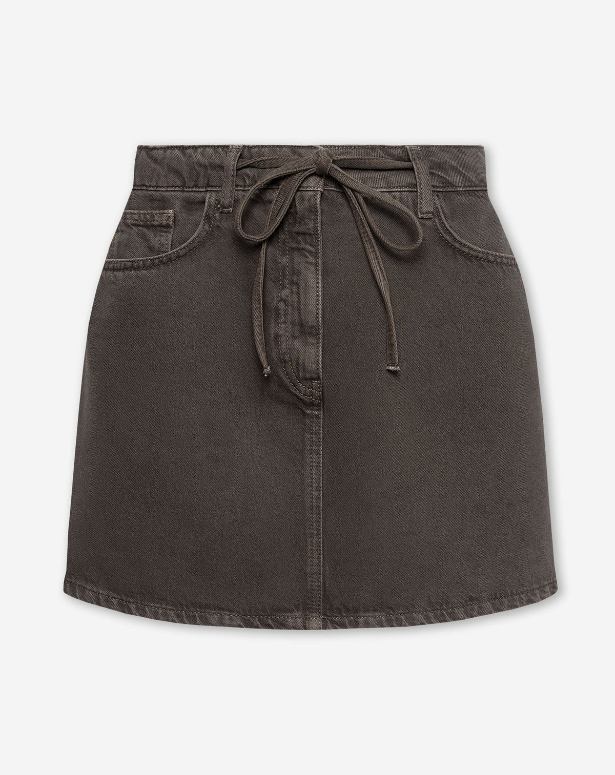 LOTTE DENIM SKIRT BRUIN