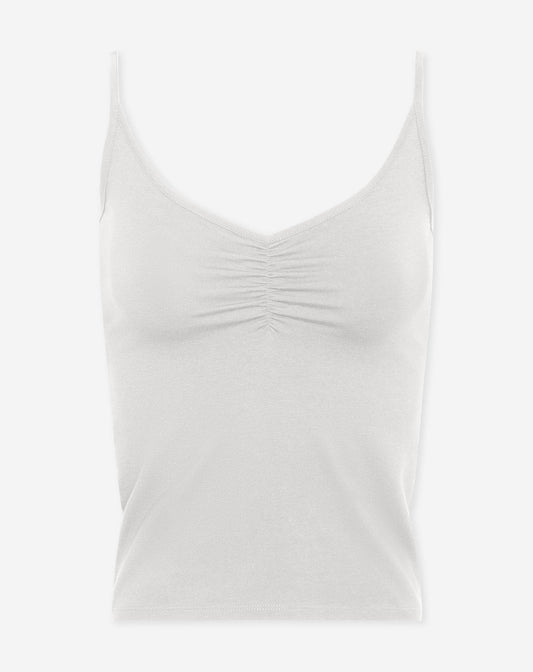 BASIC GATHERING SINGLET CRÈME