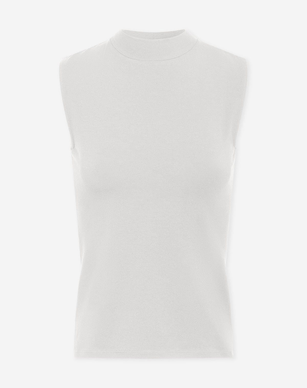FUNNEL NECK TANKTOP CRÈME