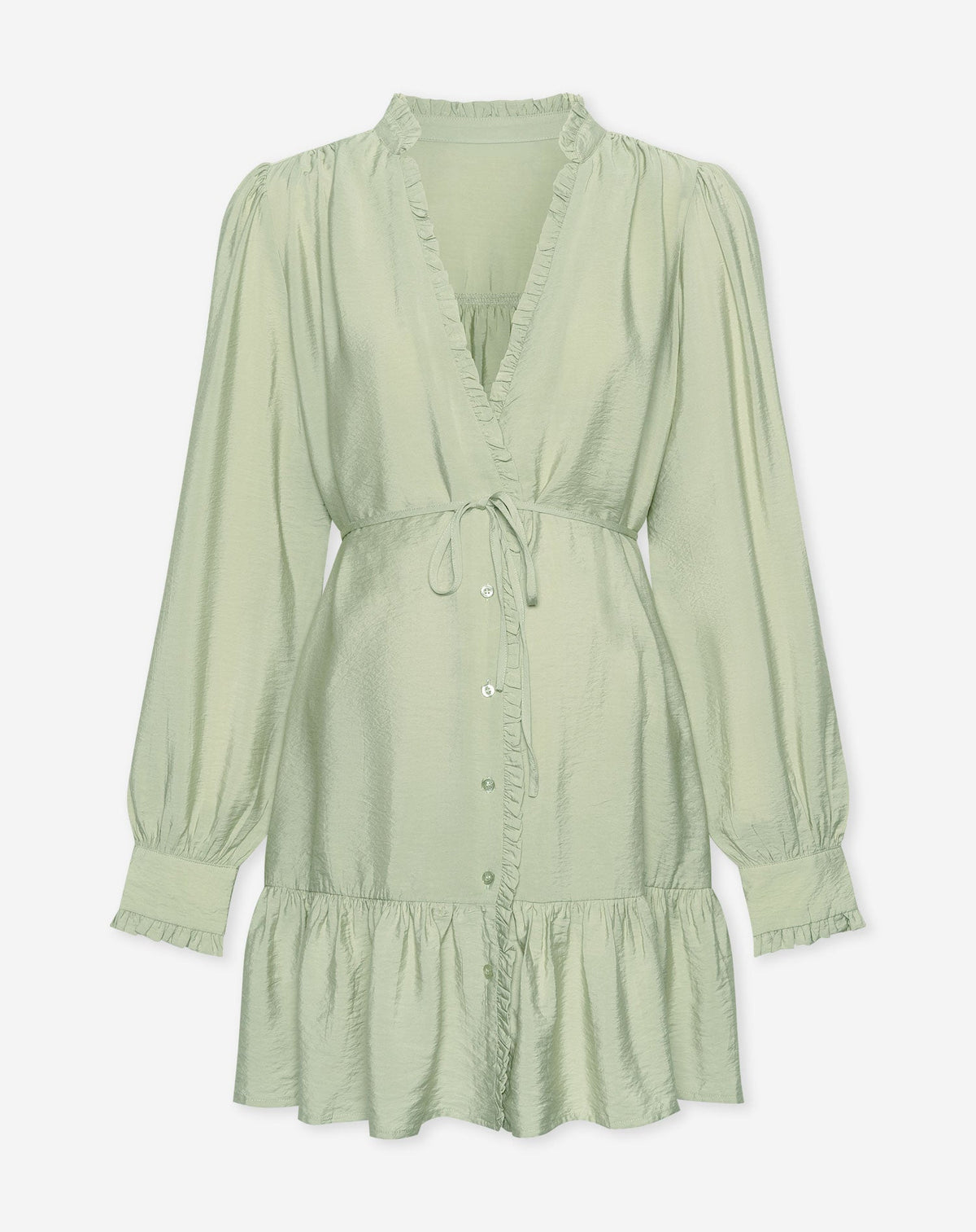 LUX RUFFLE MATERNITY DRESS SALIEGROEN