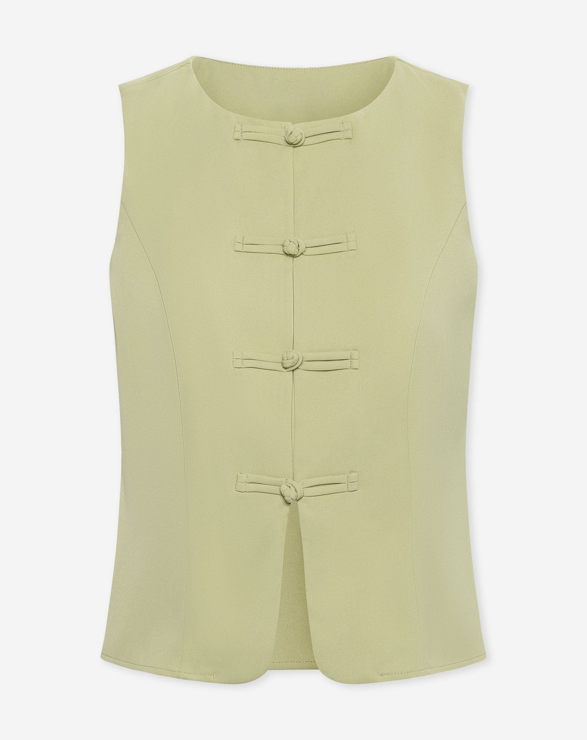 FLYNN MANDARIN GILET SALIEGROEN
