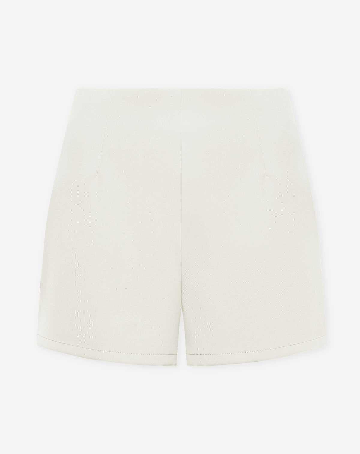 FLYNN HIGH WAIST SHORTS OFF WHITE