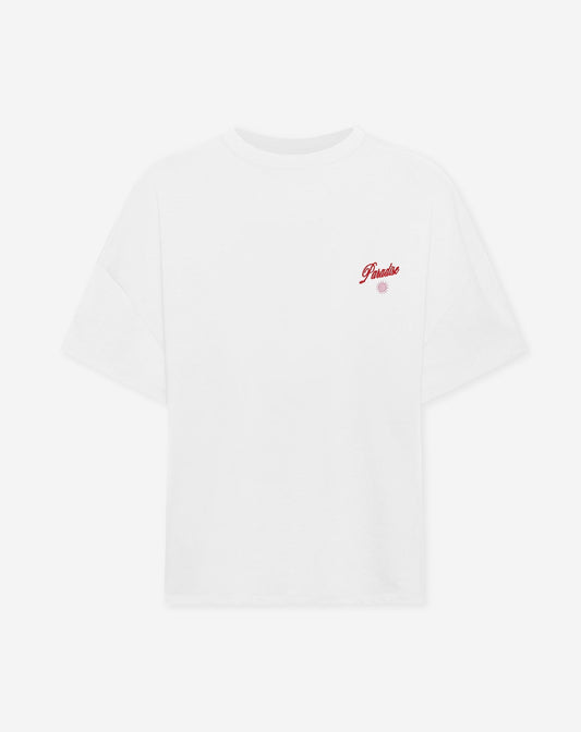 PARADISE ROMANCE OVERSIZED TEE CRÈME
