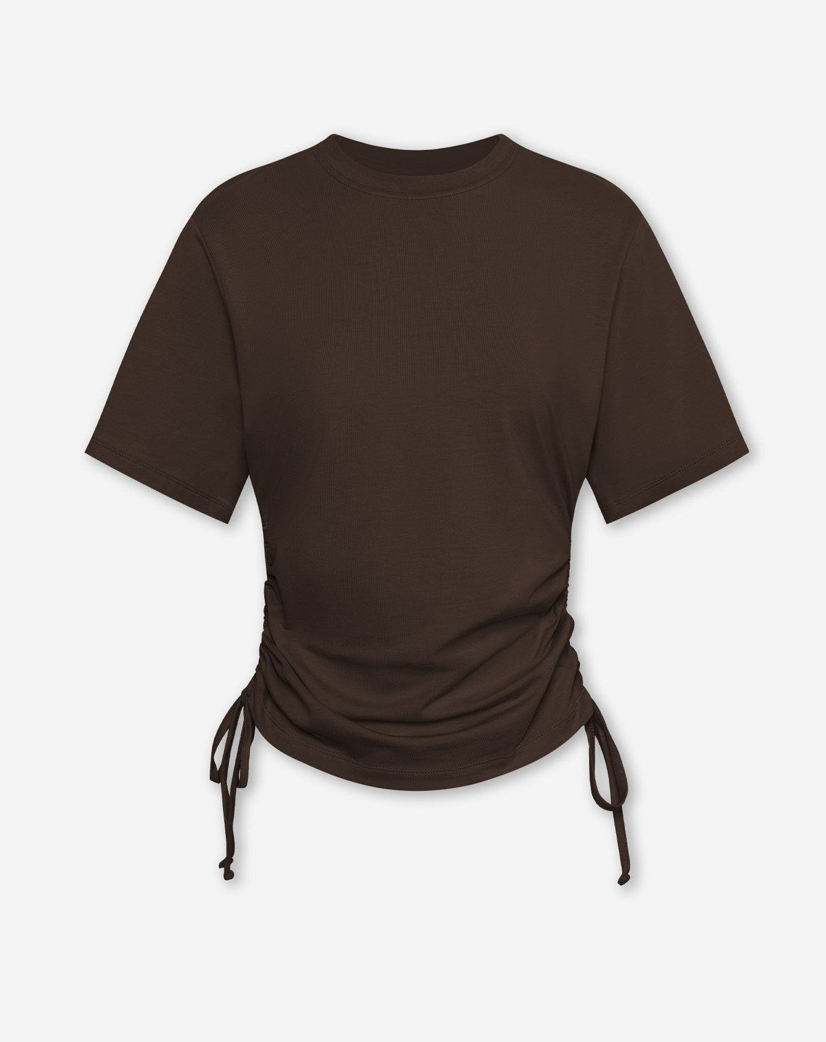 SIDE GATHERING TEE BRUIN