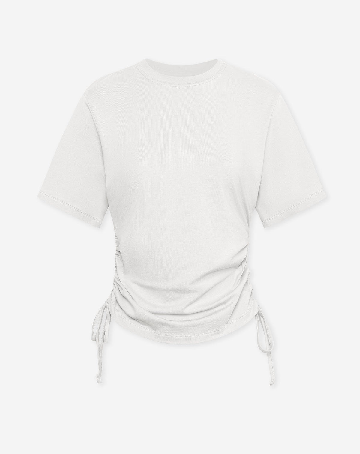 SIDE GATHERING TEE CRÈME
