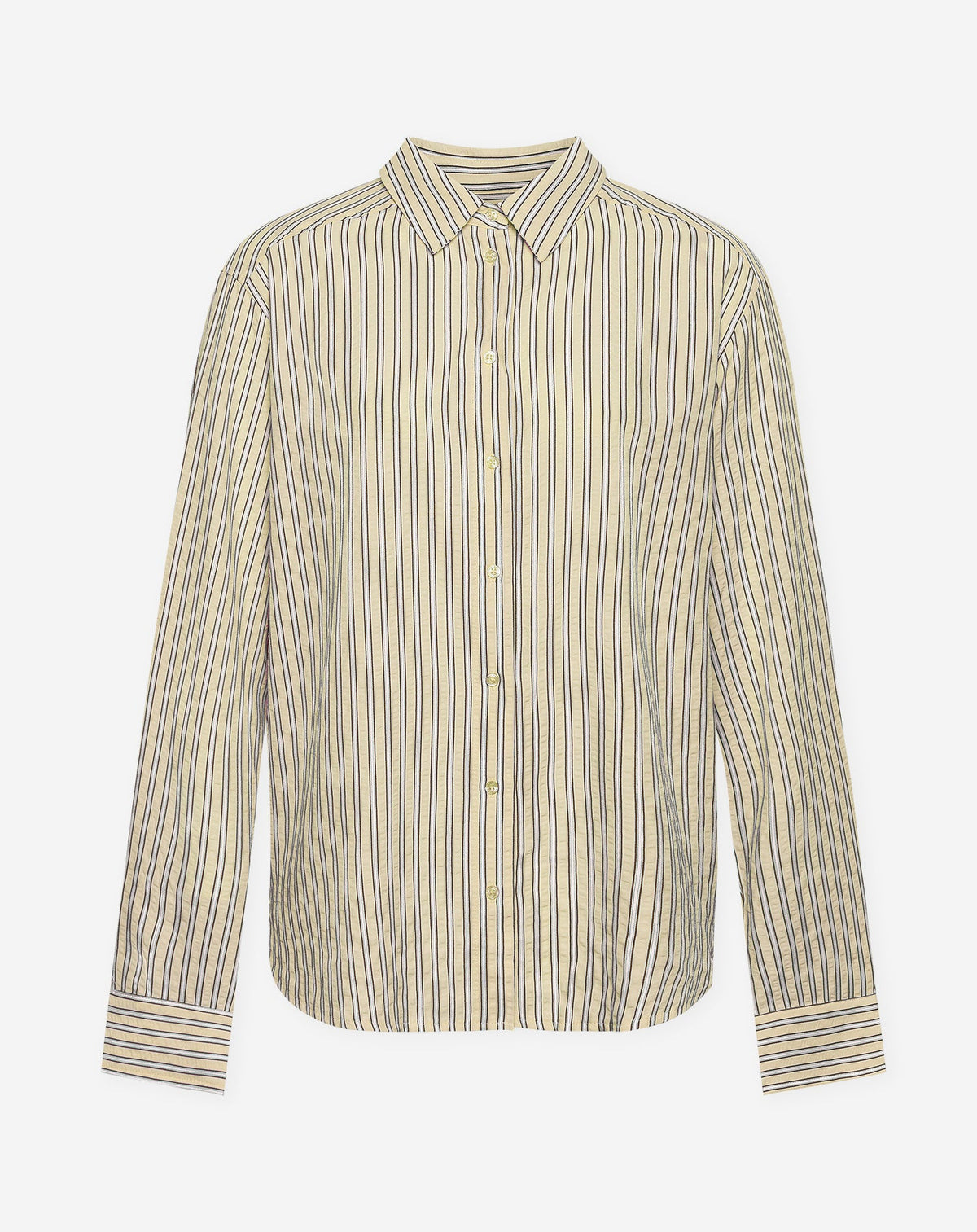 NALANI OVERSIZED STRIPE BLOUSE BEIGE