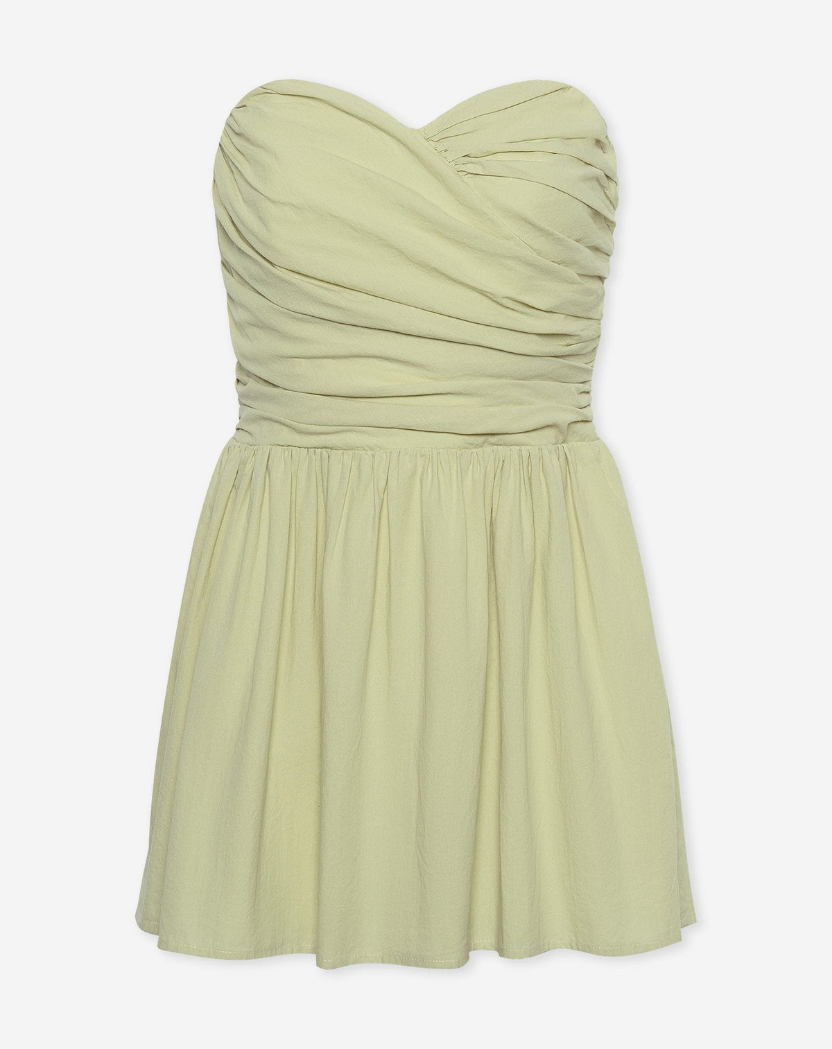 KIRA STRAPLESS COTTON DRESS SALIEGROEN