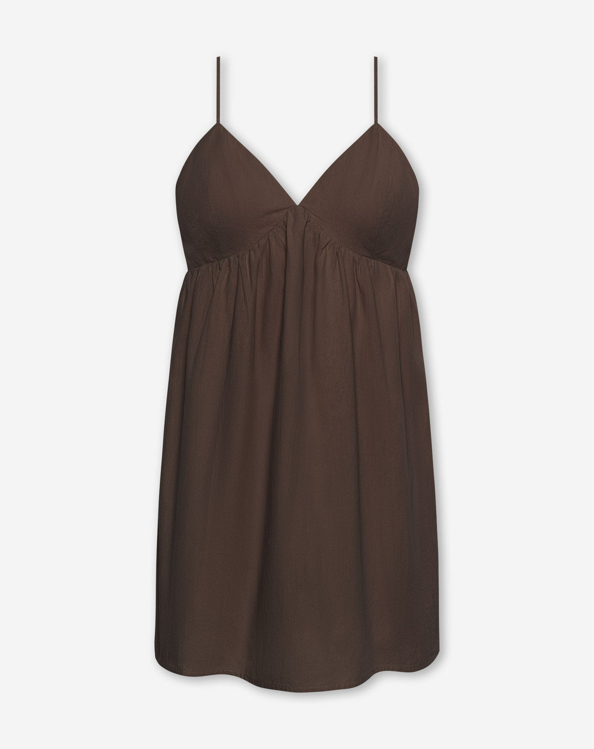 KIRA SINGLET COTTON DRESS BRUIN